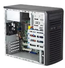 Корпус для сервера SuperMicro SuperChassis 731i-300B, Black, 300W, Mini-Tower (CSE-731i-300B)