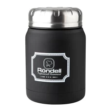 Термос для еды Rondell из нержавеющей стали, 500 ml, Black (RDS-942)
