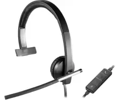 Наушники Logitech H650e Mono, Black, USB, микрофон (981-000514)