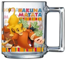 Чашка ОСЗ Король Лев, 250 мл, дитяча, скло (N0193 ДЗ Король Лев кр)