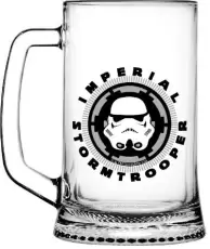 Набор бокалов для пива ОСЗ Ладья Star Wars Stormtrooper, 500 мл, 2 шт (02с1008-36 ДЗ У Stormtr)