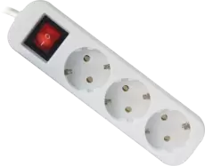 Фильтр сетевой Defender S330, 3 розетки, 3 м, White (99234)