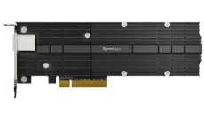 Додаткова плата Synology E10M20-T1, PCI-E 8x, 2xM.2 SSD NVMe + 1 x 10 Gbps LAN
