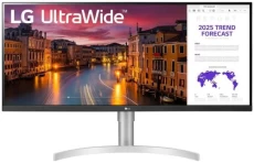 Монитор 34 LG 34WN650-W, Silver