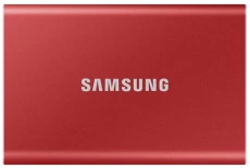Зовнішній накопичувач SSD, 2Tb, Samsung T7, Red (MU-PC2T0R/WW)
