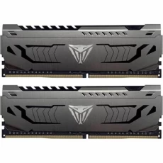 Пам'ять 8Gb x 2 (16Gb Kit) DDR4, 3600 MHz, Patriot Viper Steel, Gray (PVS416G360C8K)
