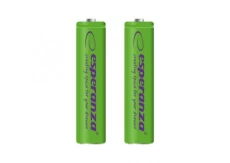 Аккумулятор AAA, 1000 mAh, Esperanza, Green, 2 шт, 1.2V, Blister (EZA101G)