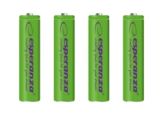 Акумулятор AAA, 1000 mAh, Esperanza, Green, 4 шт, 1.2V, Blister (EZA102G)
