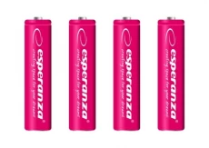 Аккумулятор AAA, 1000 mAh, Esperanza, Red, 4 шт, 1.2V, Blister (EZA102R)