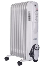 Обігрівач масляний Ergo HO 212009, Gray, 2000 Вт, до 20 м², 9 секцій