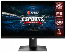 Монітор 24.5 MSI Optix MAG251RX, Black