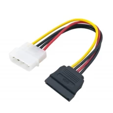 Переходник питания Molex (M) - SATA (F), 16 см, Extradigital (KBP1660)