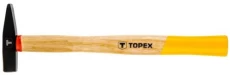 Молоток слюсарний Topex, 395 мм, 2000 г, ручка з міцної деревини ясеня (02A420)