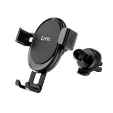 Автотримач для телефону Hoco CA56, Metal Armour Air Outlet Gravity, Black