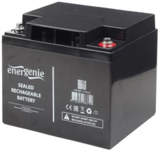 Аккумуляторная батарея EnerGenie, 12V, 40 Ач, AGM, T11 (BAT-12V40AH)