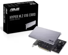 Плата-адаптер Asus Hyper M.2 (Gen4), PCIe 4.0 x16, NVMe