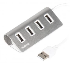 Хаб USB Maxxter HU2A-4P-01, Silver
