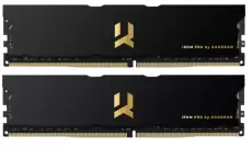 Пам'ять 8Gb x 2 (16Gb Kit) DDR4, 4000 MHz, Goodram IRDM PRO, Black (IRP-4000D4V64L18S/16GDC)