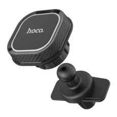 Автотримач для телефону Hoco CA52 Intelligent Magnetic Air Outlet Holder Black, затискач