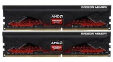 Пам'ять 16Gb x 2 (32Gb Kit) DDR4, 3200 MHz, AMD Radeon R9 Gamer, Black (R9S432G3206U2K)
