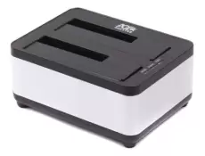 Док-станція 2.5 3.5 AgeStar 3UBT8 Silver, USB3.0, для 2xSATA HDD SSD