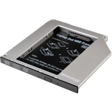 Шасі для ноутбука Grand-X, Black, 9.5 мм, для SATA 2.5, алюмінієвий корпус (HDC-24C)