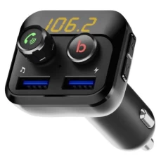 FM-модулятор Grand-X 98GRX, Bluetooth V5.0, Hands Free, MicroSD, 2USB QuickCharge 1+2.4А
