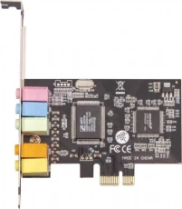 Звукова карта Frime, PCI-E 1x, 32-bit, 4-Channels, CMI8738+ASM1083 (SCF-CMI8738-4CH.LP)
