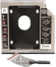 Шасі для ноутбука Frime, Black, 9.5 мм, для SATA 2.5, алюмінієвий корпус (FHDC950M)