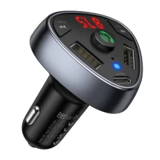 FM-трансмиттер Hoco E51 Road treasure car FM transmitter, Black