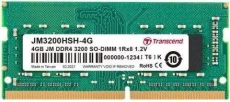 Пам'ять SO-DIMM, DDR4, 4Gb, 3200 MHz, Transcend JetRam, CL22, 1.2V (JM3200HSH-4G)