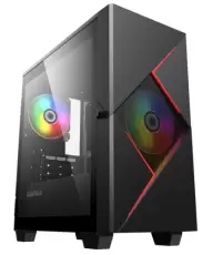 Корпус GameMax Cyclops BR Black, без БЖ, Micro ATX