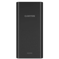 Универсальная мобильная батарея 20000 mAh, Canyon PB-2001, Black (CNE-CPB2001B)