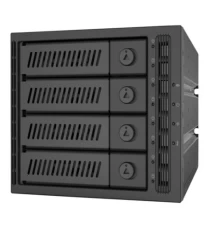 Бекплейн Chieftec 3x5.25" для 3x3.5" SSD/HDD, 4xSATA / 2xMolex Black (CMR-3141SAS)
