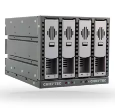 Бекплейн Chieftec 3x5.25" для 3x3.5" SSD/HDD, 4xSATA / 2xMolex, Black (SST-3141SAS)