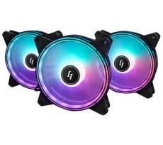 Вентилятор 120 мм, Chieftec Chieftronic NOVA, Black/White, 3 шт (NF-3012-RGB)