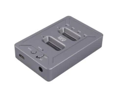 Док-станція 2.5 3.5 AgeStar 31CBNV2C, Gray, USB3.1 Type C, M.2 NVME, 2 слоти