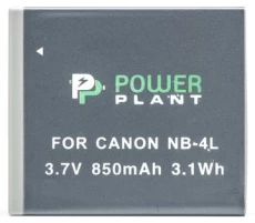Акумулятор Canon NB-4L, PowerPlant, 850 mAh / 3.7 V, Li-Ion (DV00DV1006)