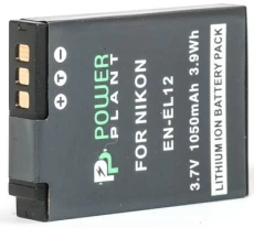 Акумулятор Nikon EN-EL12, PowerPlant, 1050 mAh / 3.7 V, Li-Ion (DV00DV1242)
