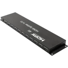 Сплиттер HDMI 1x10, версия 1.4, 4K, 3D, 2160Р, PowerPlant (CA912506)