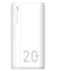 Універсальна мобільна батарея 20000 mAh, Silicon Power QS15, White, 18 Вт (SP20KMAPBKQS150W)