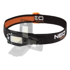 Фонарь налобный NEO Tools, Black, 3 Вт, 180 Лм (99-069)