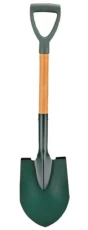 Лопата штикова 2E Digger 1, деревяний тримак, 1.5 мм, 78 см, 840 г (2E-S78W)