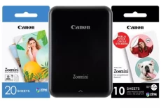 Принтер термосублімаційний Canon ZOEMINI PV123, Black + 30 аркушів Zink PhotoPaper (3204C062)