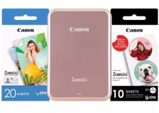 Принтер термосублімаційний Canon ZOEMINI PV123, Rose Gold + 30 аркушів Zink PhotoPaper (3204C066)