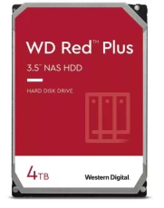 Жесткий диск 3.5" 4Tb Western Digital Red Plus, SATA3, 256 Мб, 5400 об/мин (WD40EFPX)