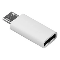 Переходник Type-C (F) - microUSB 2.0 (M), White, Lapara