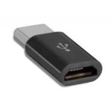 Переходник Type-C (M) - microUSB 3.1 (F), Black, Lapara