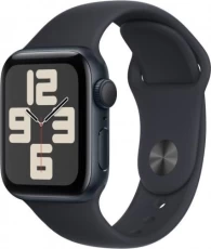 Смарт-часы Apple Watch SE GPS (A2722), 40 мм, Midnight, Midnight Sport Band (M L) (MR9Y3QP A)