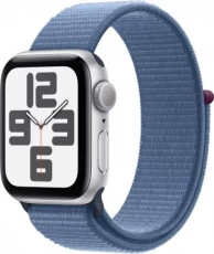 Смарт-часы Apple Watch SE GPS (A2722), 40 мм, Silver, Winter Blue Sport Loop (MRE33QP A)
